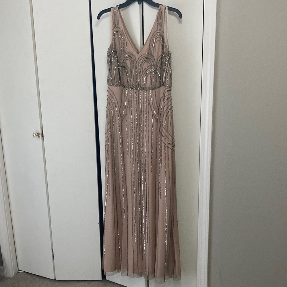 Adrianna Papell Beaded Gown